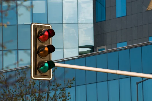 Image of traffic camera in California. If you're wondering how long traffic camera footage is stored for call the experts at Roberts Personal Injury & Car Accident Lawyers.